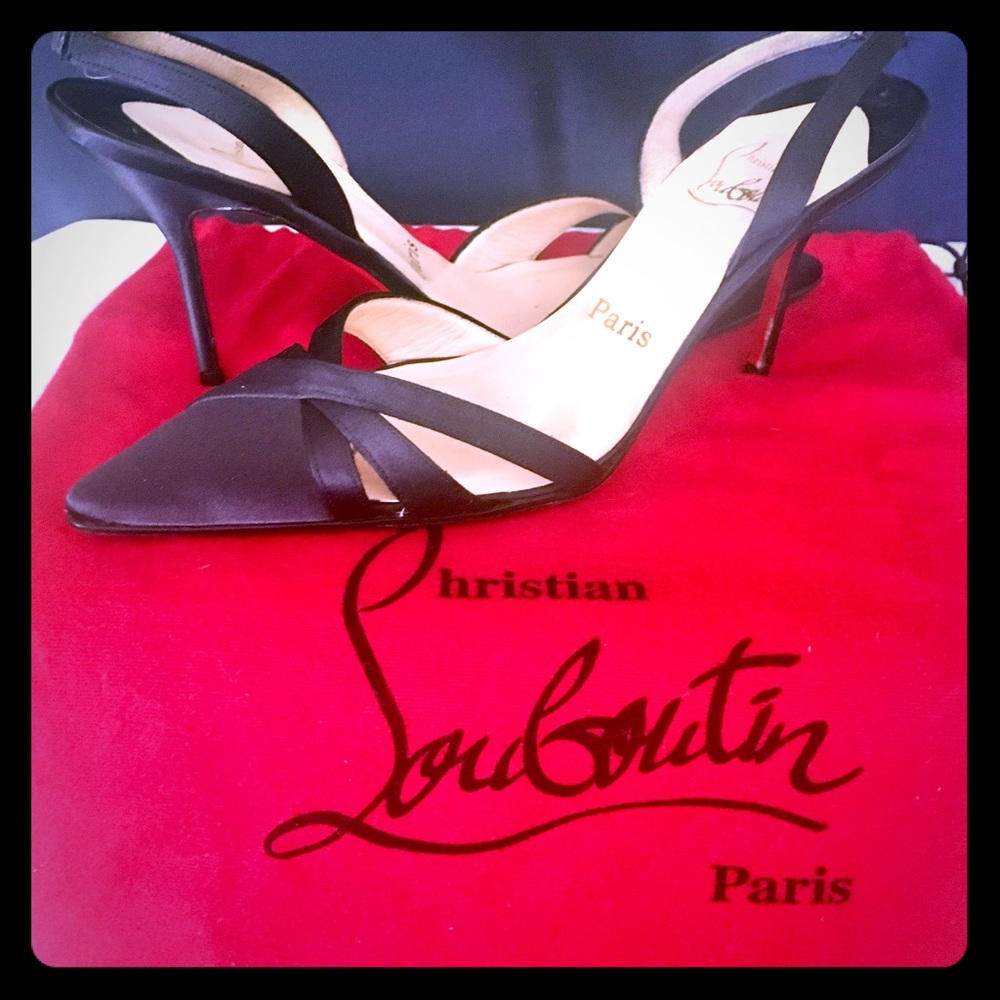Christian Louboutin Black Heels: Size 36